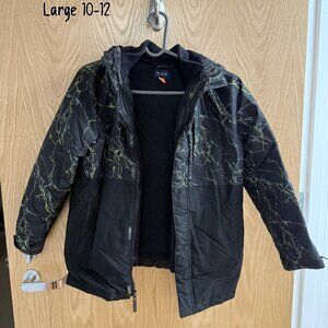 The Children's Place Large Black 3-in-1 Coat